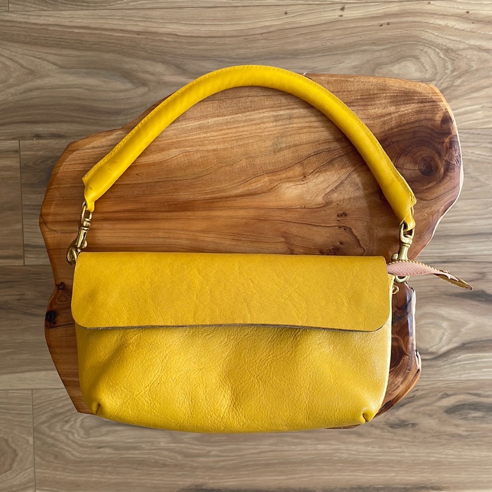 Clare V. Gustav Belt Bag in Yellow